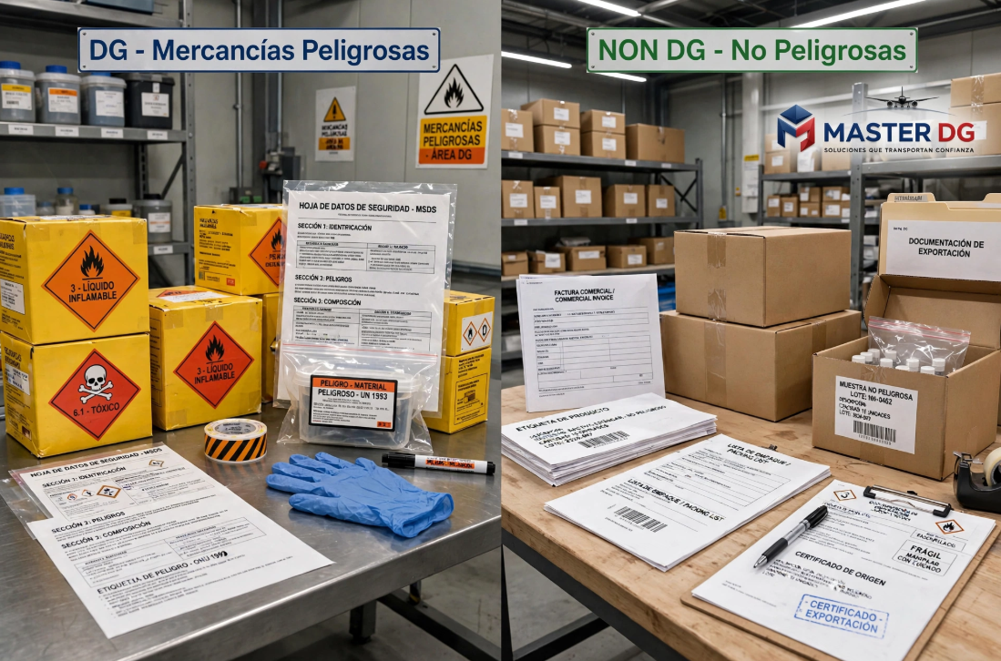 Preparación de muestras DG y NON DG